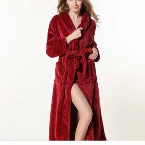 BRAND NEW WITH TAGS UNISEX RED ROBES‼️
